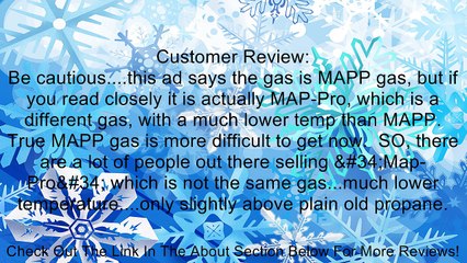 Ez-Flo 85354 Mapp Pro Gas Fuel Cylinder Review