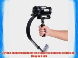 Movo Photo VS500 Pro Handheld Video Stabilizer System with Counterweights