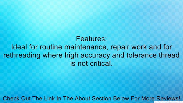 Plug - 5/8 - 18 NF, H.C.S. Tap - Carded-by-IRWIN HANSON Review