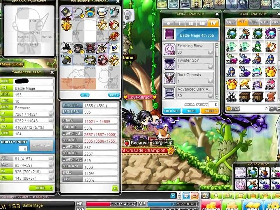 Buy Sell Accounts - Selling Level 153 Maplestory Account