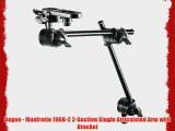 Bogen - Manfrotto 196B-2 2-Section Single Articulated Arm with Bracket