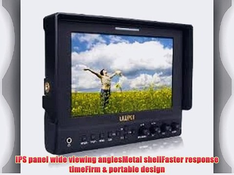 2013 New! Lilliput 7 663 LED Monitor 1280x800 IPS 800:1 Contrast with Suit Case folding Sun