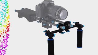 Neewer? DSLR Dual Handle Hand Grip for Shoulder Pad Chest Steady 15mm Rail Rod Rig Support