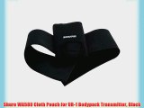 Shure WA580 Cloth Pouch for UR-1 Bodypack Transmitter Black