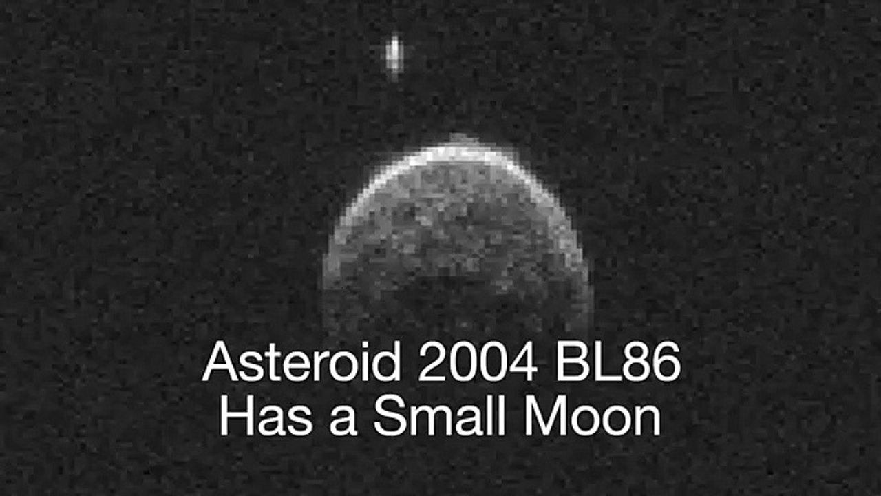 Asteroid 2004 BL86 Has a Small Moon