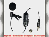 Nikon D800 Digital Camera External Microphone Vidpro XM-L Wired Lavalier microphone - 20' Audio