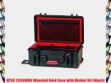 HPRC 2550WDK Wheeled Hard Case with Divider Kit (Black)