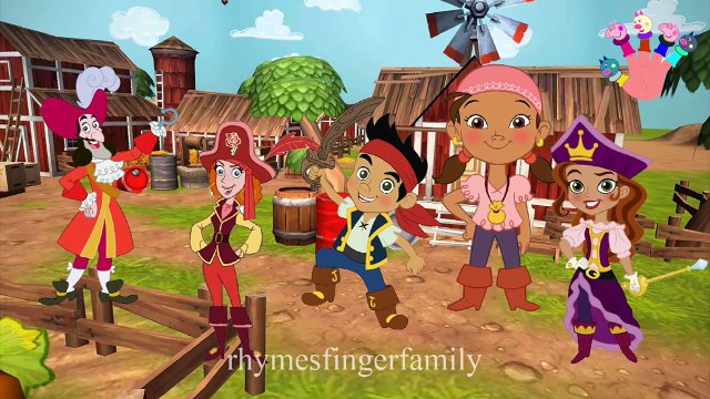 Cartoon Jake and the Never Land Pirates Finger Family Nursery Rhyme - Cartoon Finger Family Songs