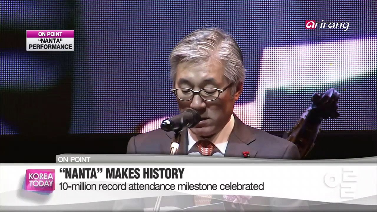 'Nanta' just made new records '난타' 1000천만 돌파