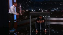 JJ Watt Jumps over Jimmy Kimmel While Wearing a Suit, Takes out Elmo