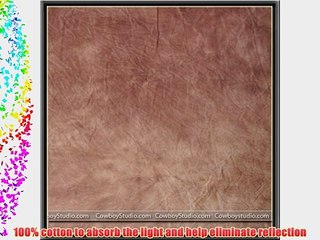 CowboyStudio 10'x20' Hand Painted Tie Dye Muslin Photography Photo Backdrop - Brown