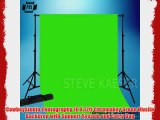 CowboyStudio Photography 10 X 12ft Chromakey Green Muslin Backdrop with Support System and