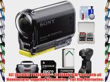 Sony Action Cam HDR-AS20 Wi-Fi 1080p HD Video Camera Camcorder with 32GB Card   Handlebar Bike