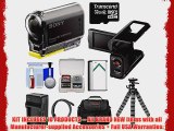 Sony Action Cam HDR-AS30V 1080p Wi-Fi HD Video Camera Camcorder with LCD Camcorder Cradle