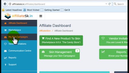 7 - AffiliateSkin Affiliate Dashboard intro video
