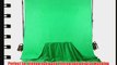 Square Perfect 4037 Professional Quality 10 x 13 Feet Chromakey Green Screen Muslin Backdrop