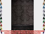 5ft X 7ft Vinyl Photo Backdrop Printed Photography Backgrounds Damask Wallpaper with Wooden