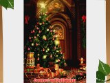 PRINTED Christmas PHOTOGRAPHY BACKGROUND AND FLOOR DROP BACKDROP COMBO COMBO110 BOTH ITEMS