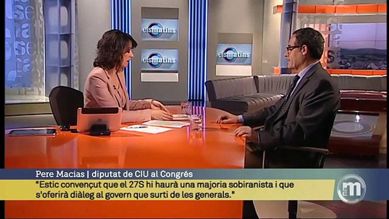 TV3 - Els Matins - Pere Macias veu "dins de la normalitat" que Mas comparegui pel "cas Pujol"