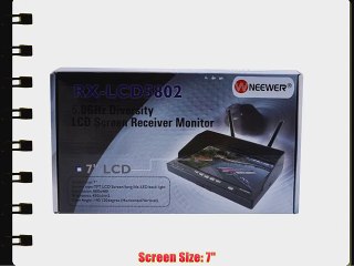 Neewer? RX-LCD5802 5.8GHz 7 LCD Diversity Receiver Monitor for RC FPV