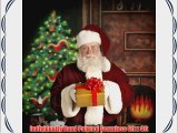 Christmas 'Fireplace' Hand Painted Seamless Photo Backdrop Background 9ft x 9ft New By PBL