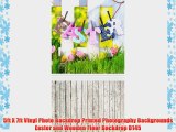 5ft X 7ft Vinyl Photo Backdrop Printed Photography Backgrounds Easter and Wooden Floor Backdrop