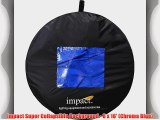 Impact Super Collapsible Background - 8 x 16' (Chroma Blue)