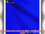 LimoStudio Photography 10' X 10' Backdrop Blue Chromakey Muslin Photo Video Background DOUBLE