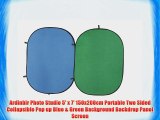 Ardinbir Photo Studio 5' x 7' 150x200cm Portable Two Sided Collapsible Pop up Blue