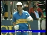 Sachin Tendulkar 1st runs in One Day Cricket -- 36 vs NZ 4th ODI 1990