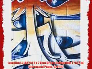 Lastolite LL LB5714 5 x 7 Feet Urban Collapsible (1.5x2.m) Distressed Paper Graffiti