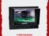 Lilliput 569gl-50np/h/y 5 On-camera Hd LCD Field Monitor w/ Hdmi in Component in Video in Video