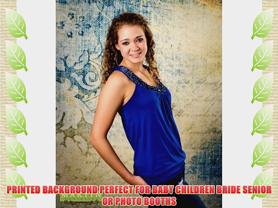 Printed Photography Background Boutique style Titanium Cloth TC1273 Backdrop 5'x6' Ft (60x80)