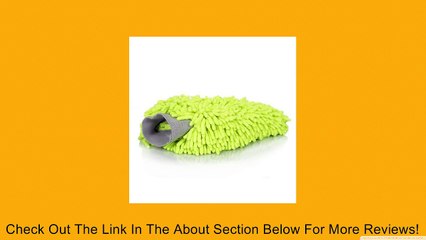 Ultra Soft Premium Green Chenille Microfiber Wash Mitt Review