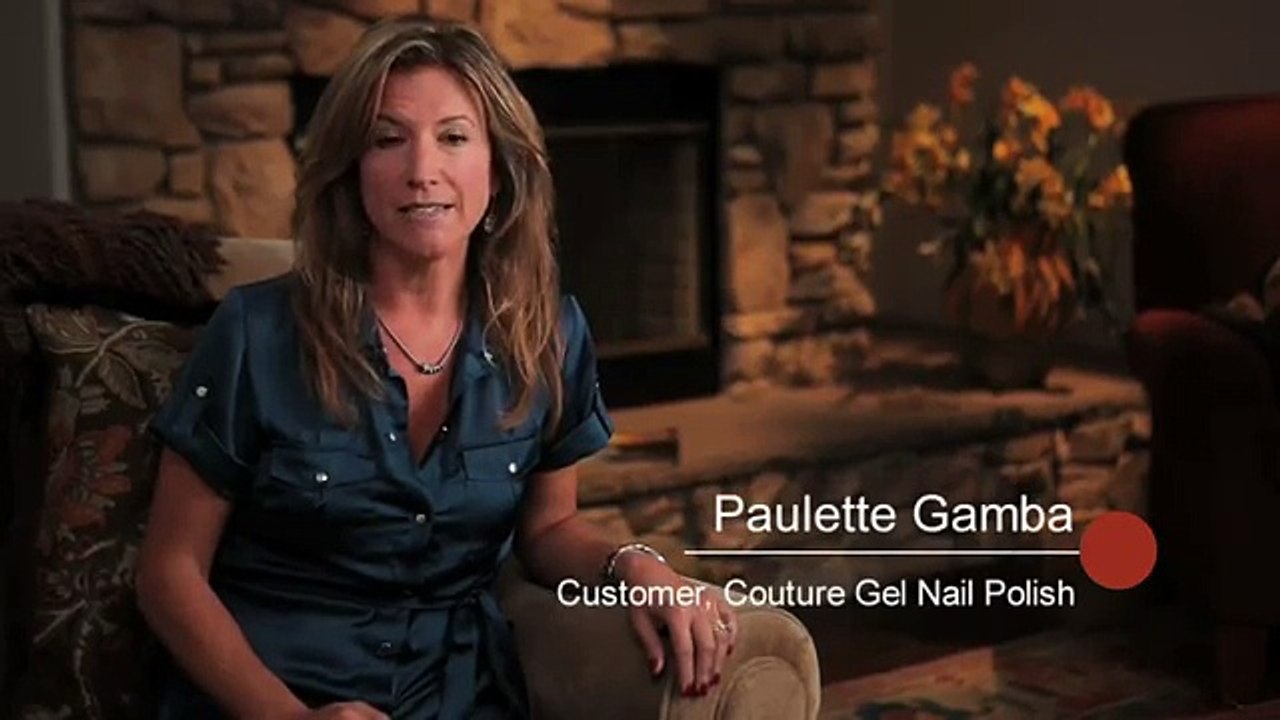 Paulette Gamba Our Client Giving Review About Couture Gel Nail Polish