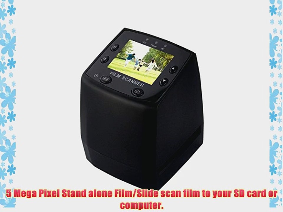 IMAGE? Digital USB 5MP 1800DPI High Resolution Negative Photo Film Slide Scanner Built-in 2.4