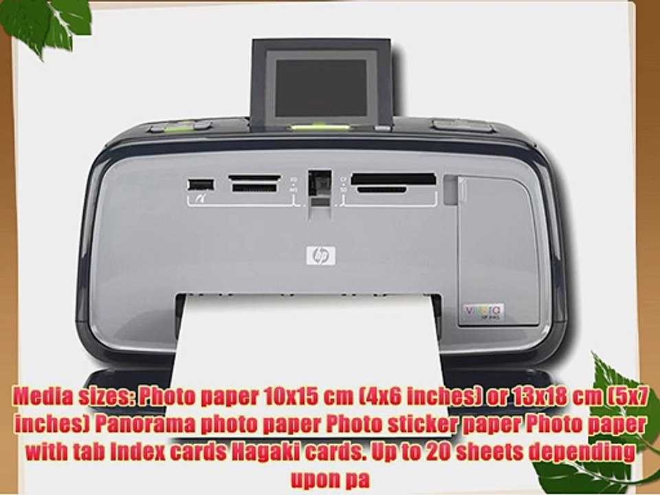 HP Photosmart A617 Compact Photo Printer