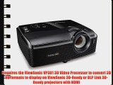 ViewSonic PRO8450W WXGA DLP Projector - 120Hz/3D Ready 4500 Lumens 3000:1 DCR 1.5x Optical