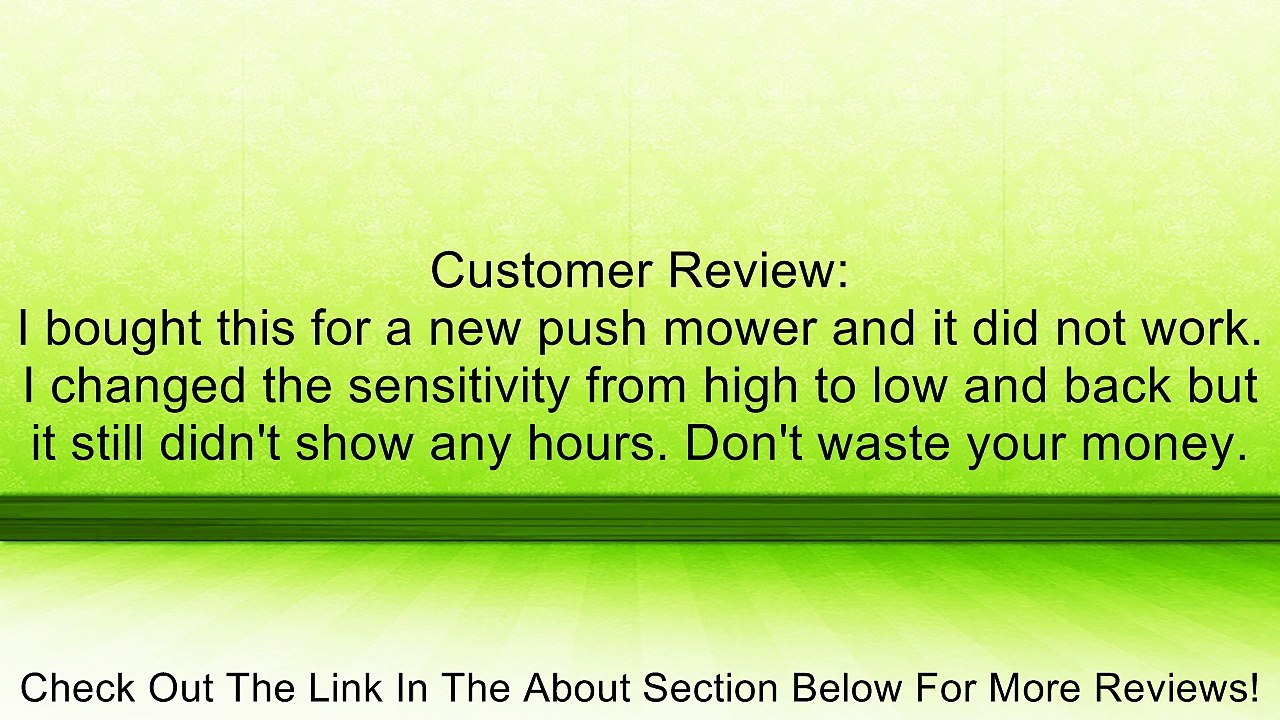 Vibration Hour Meter Water Proof Digital Boat ATV UTV Dirt Bike Outboard Jetski Review