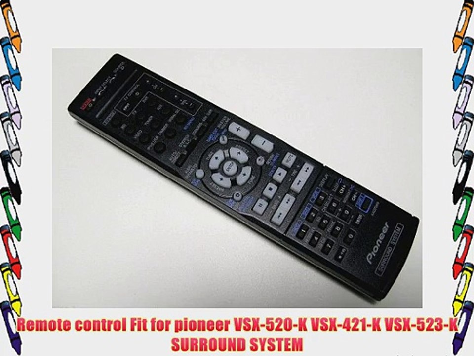 Remote control Fit for pioneer VSX-520-K VSX-421-K VSX-523-K SURROUND SYSTEM