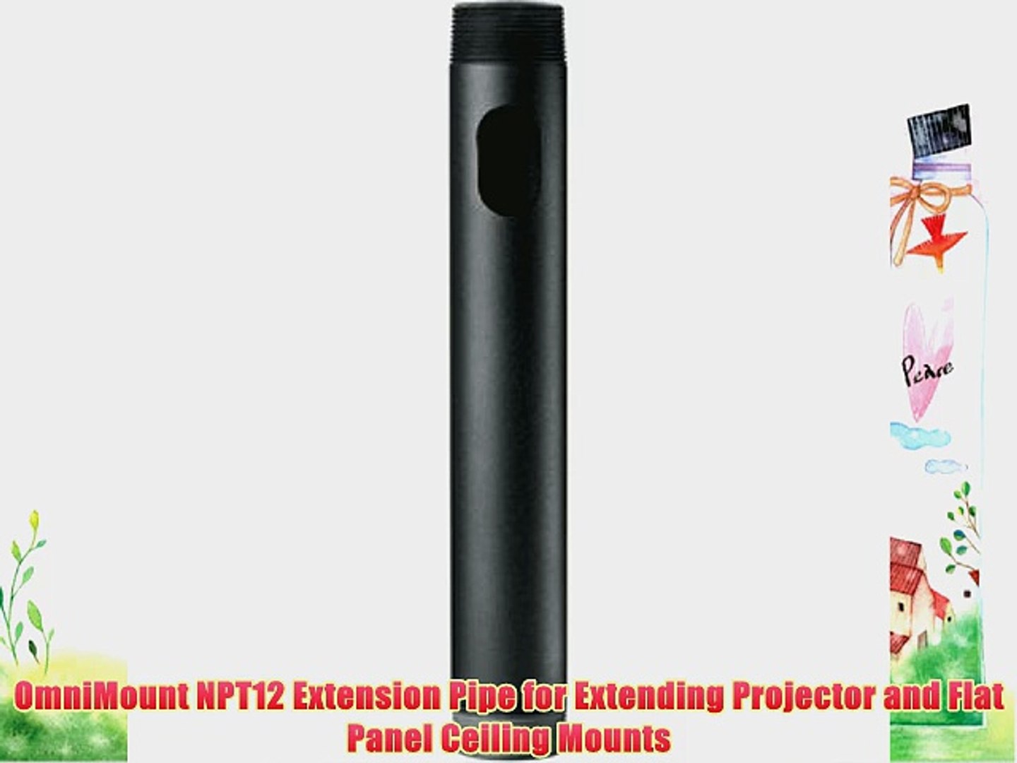 Omnimount Npt12 Extension Pipe For Extending Projector And Flat
