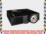 ViewSonic PJD6383S XGA 1024x768 DLP Projector 3000 ANSI Lumens 15000:1 Contrast Ratio 120Hz/3D-Ready?-