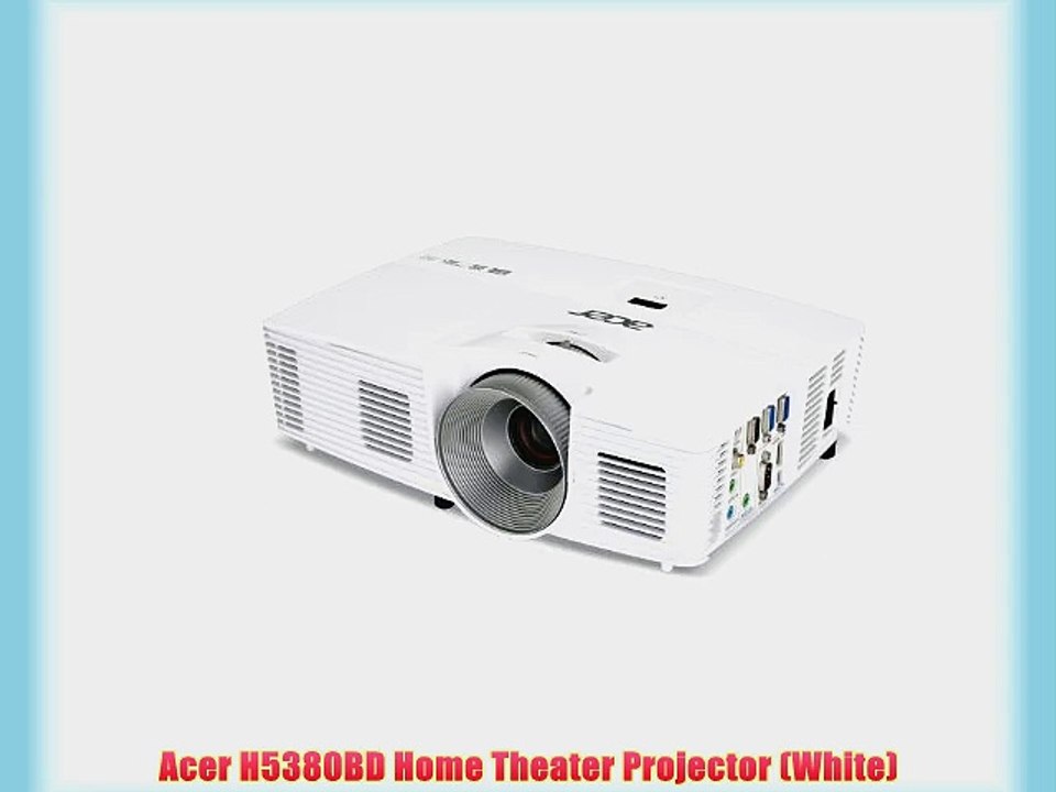 Acer H5380BD Home Theater Projector (White)