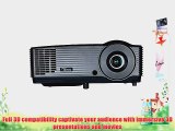 Optoma W311 Full 3D WXGA 3200 Lumen DLP Multimedia Projector with 2 HDMI Ports