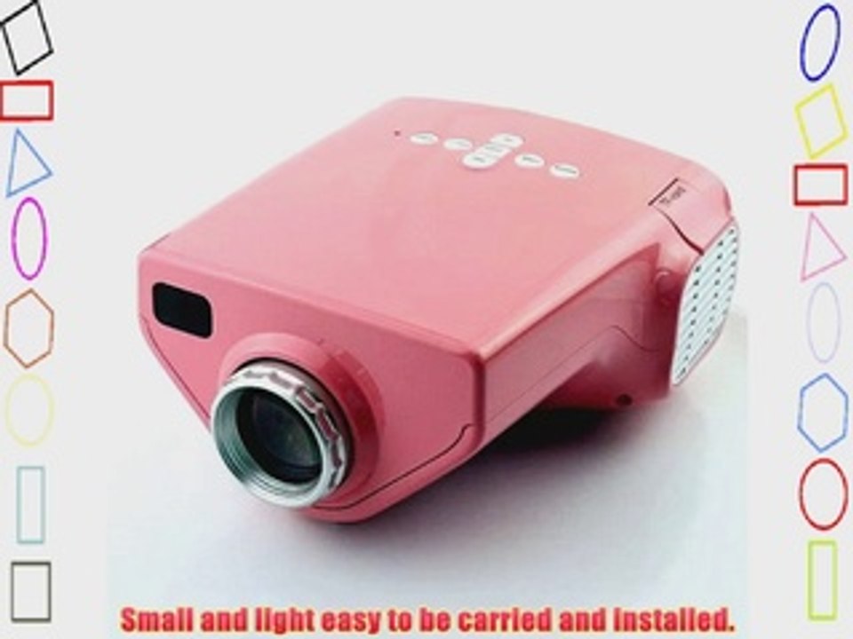 Aketek UC03 Support PC Laptop VGA Input and HDMI SD   USB   AV Input Multimedia LED LCD Portable