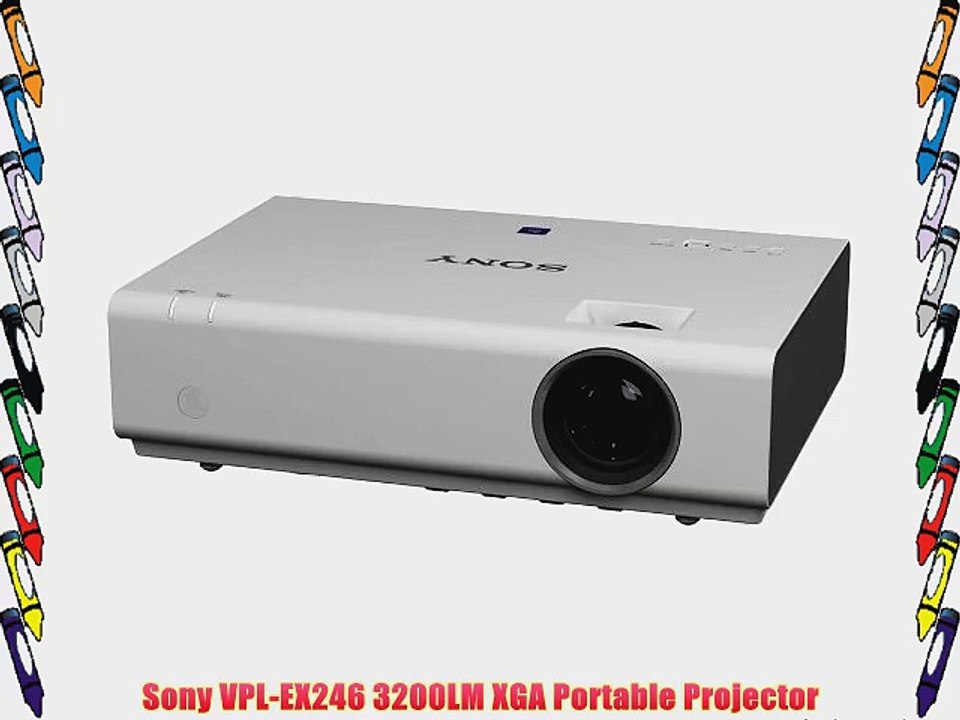 Sony VPL-EX246 3200LM XGA Portable Projector