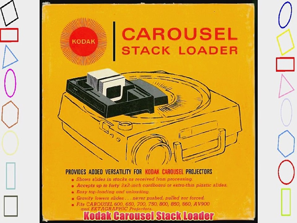 Kodak Carousel Stack Loader