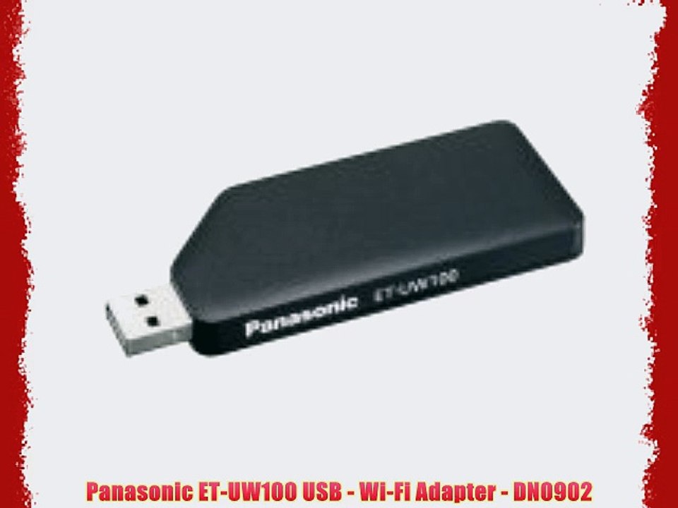 Panasonic ET-UW100 USB - Wi-Fi Adapter - DN0902