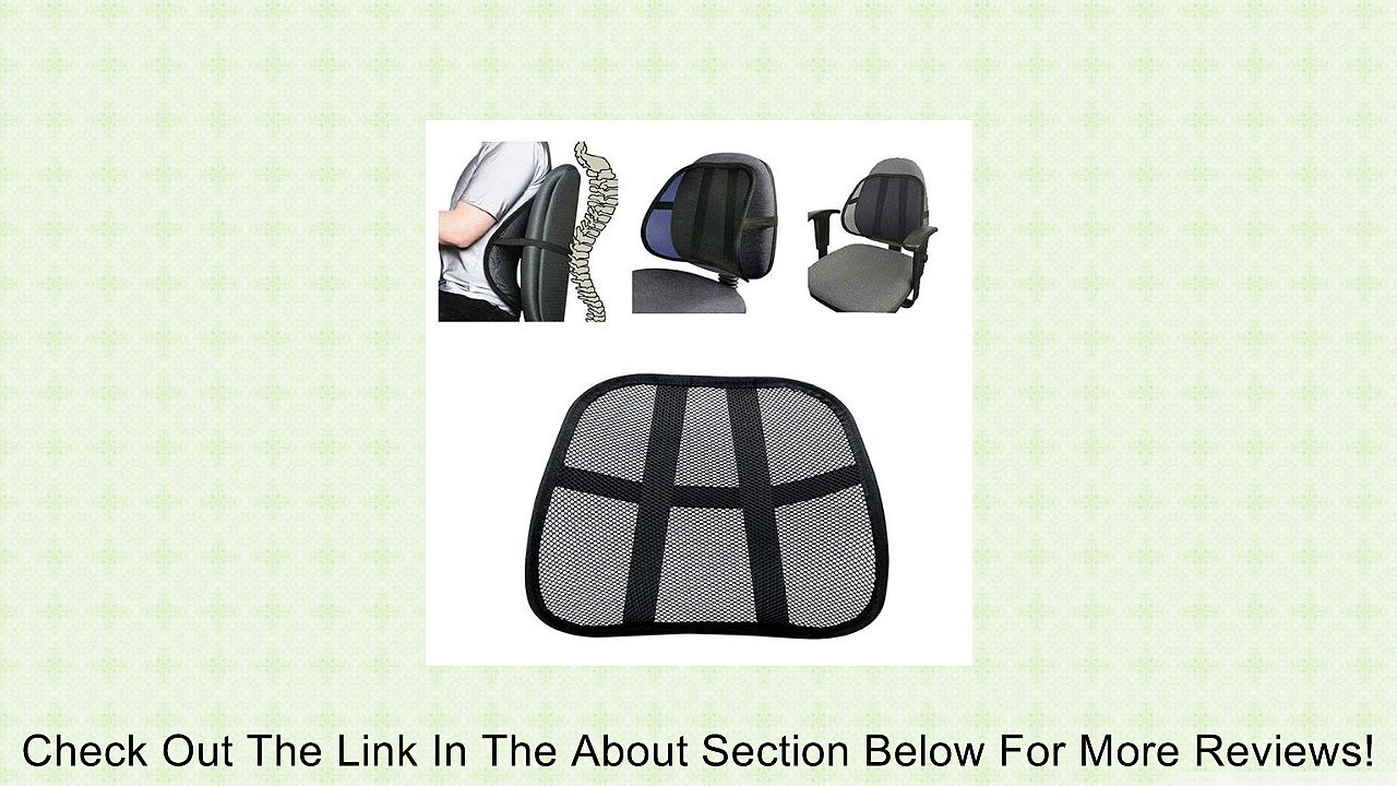 Multi-use Mesh Lumbar Support System Cushion Review