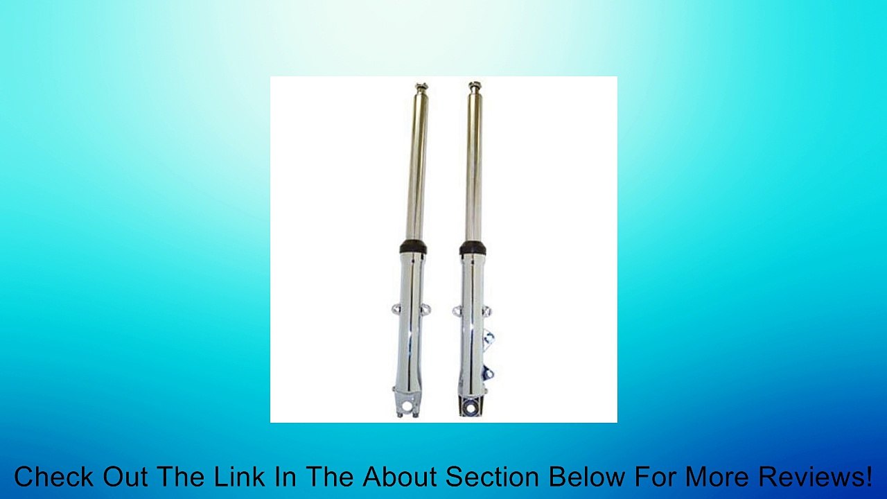 BK Rider 41mm Chrome Fork Kit for 84-99 Harley Big Twins stock length single disc (36074) Review